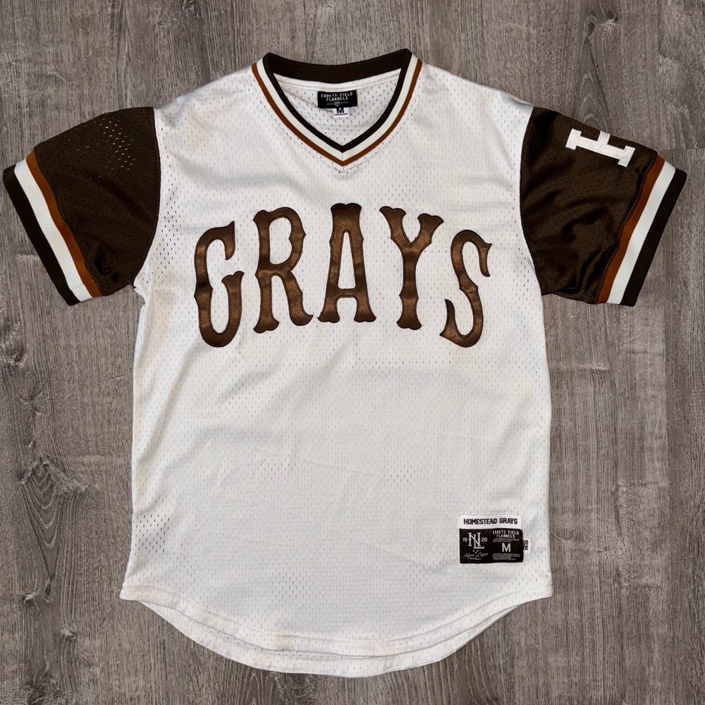 Ebbets Field Flannel Homestead Grays Jersey men MD baseball jersey perfect con